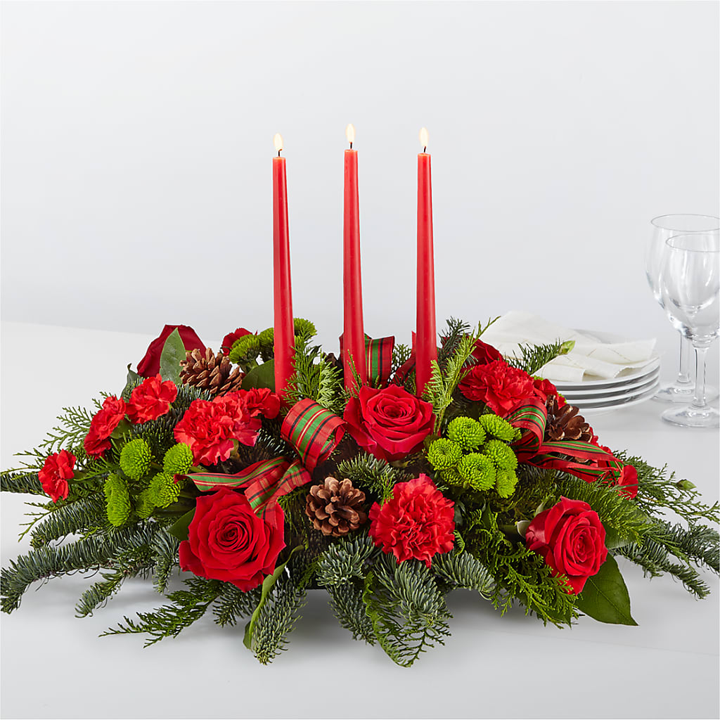 By the Candlelight Centerpiece – Bouquet.com, Tontitown AR