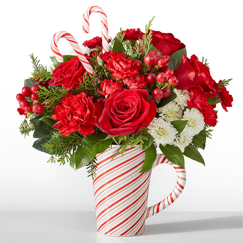 Peppermint Swirl Mug – Bouquet.com, Tontitown AR