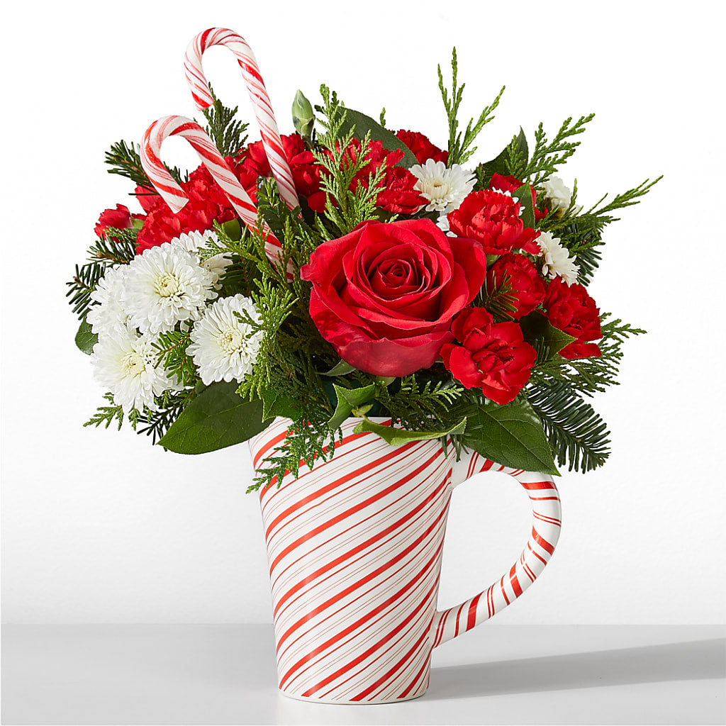 Peppermint Swirl Mug – Bouquet.com, Tontitown AR