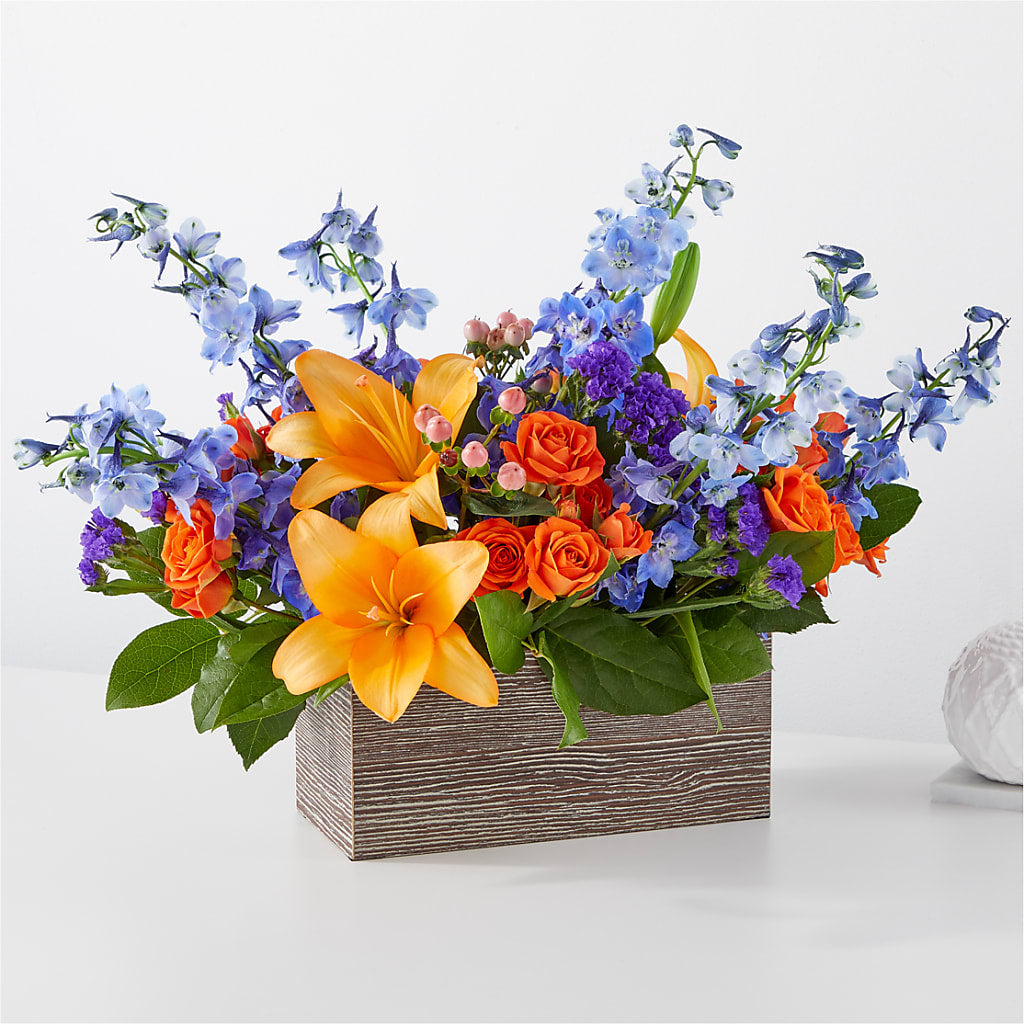Radiant Citrus Box Bouquet – Bouquet.com, Tontitown AR