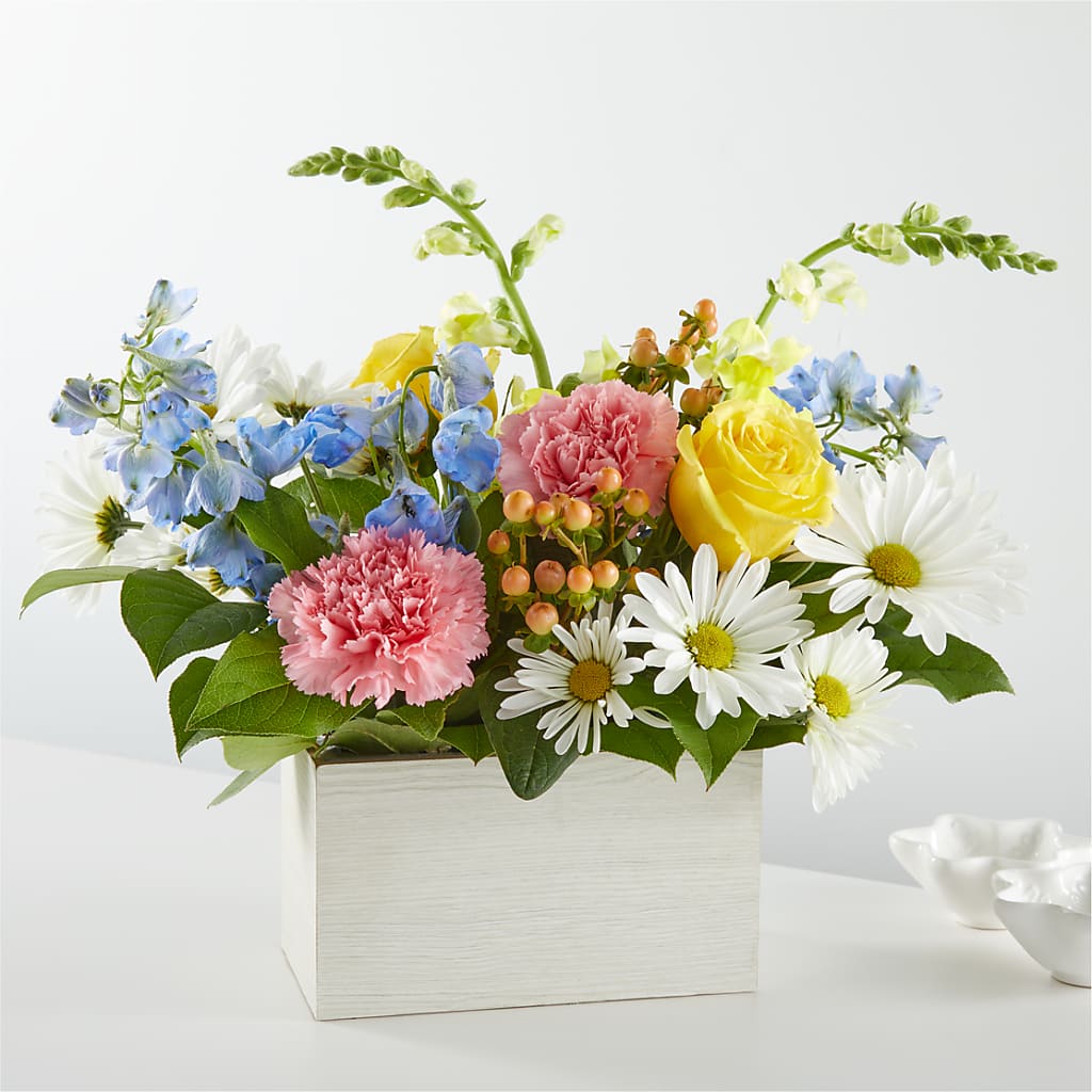 Sun Salutation Box Bouquet – Bouquet.com, Tontitown AR