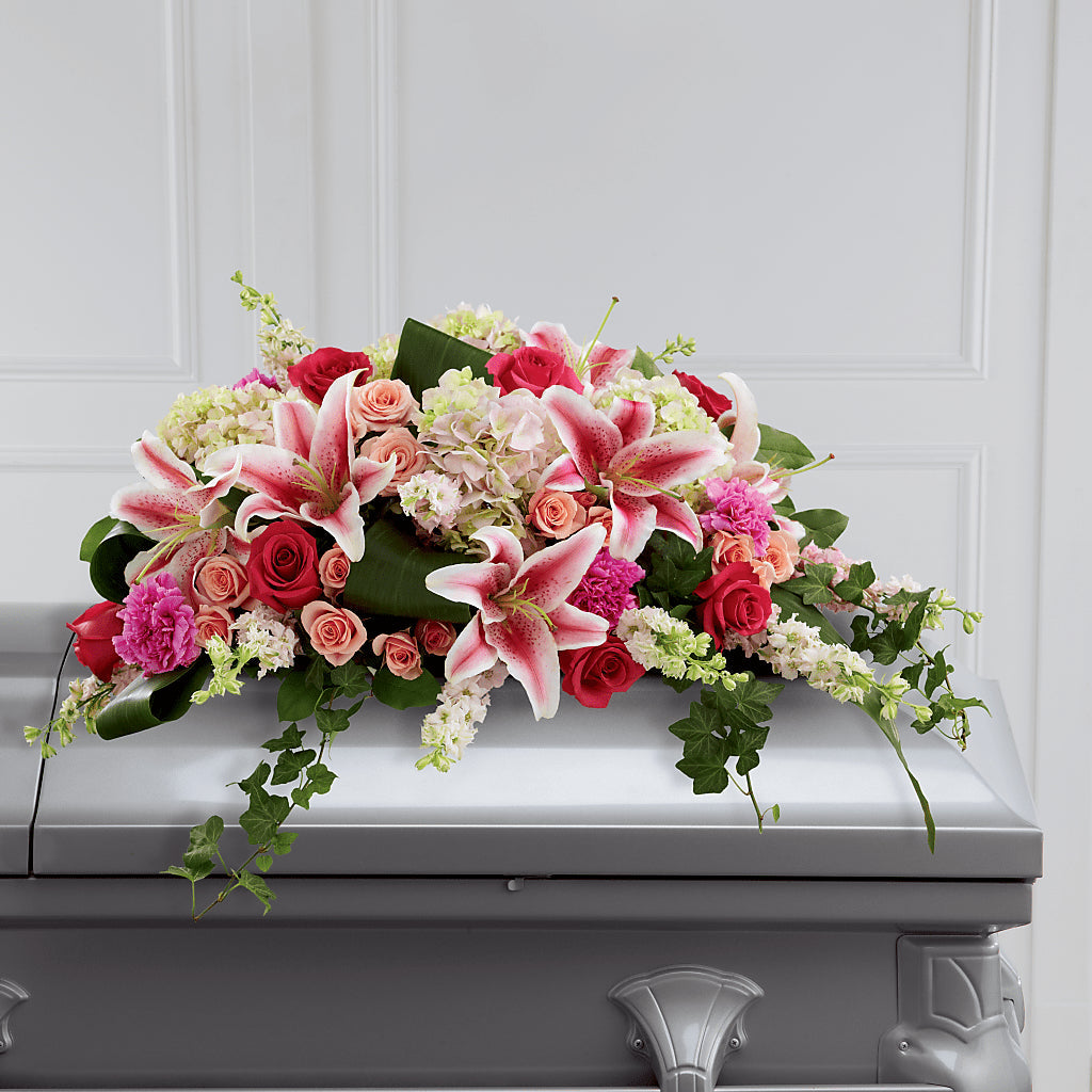 Splendid Grace Casket Spray – Bouquet.com, Tontitown AR