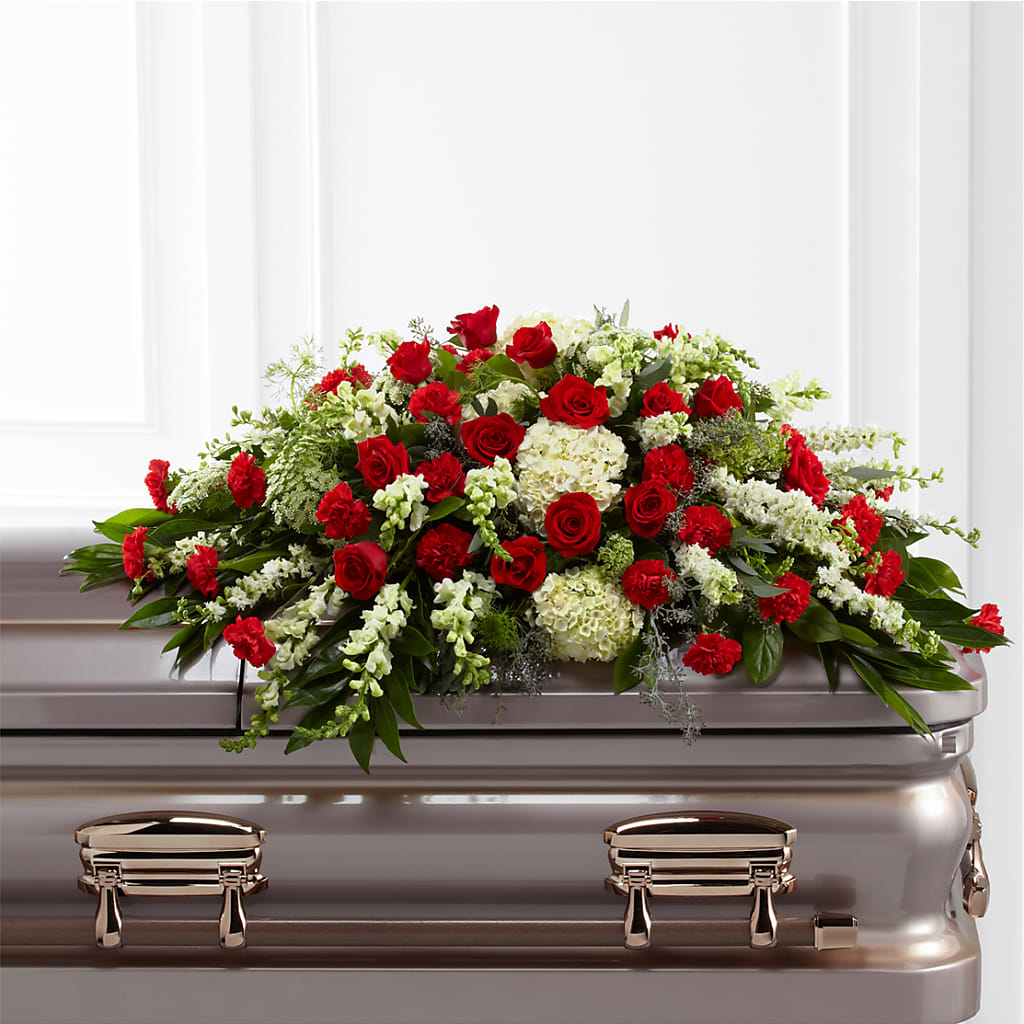 Sincerity Casket Spray – Bouquet.com, Tontitown AR