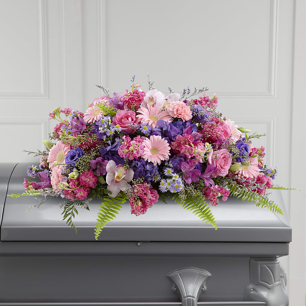 Glorious Garden Casket Spray – Bouquet.com, Tontitown AR