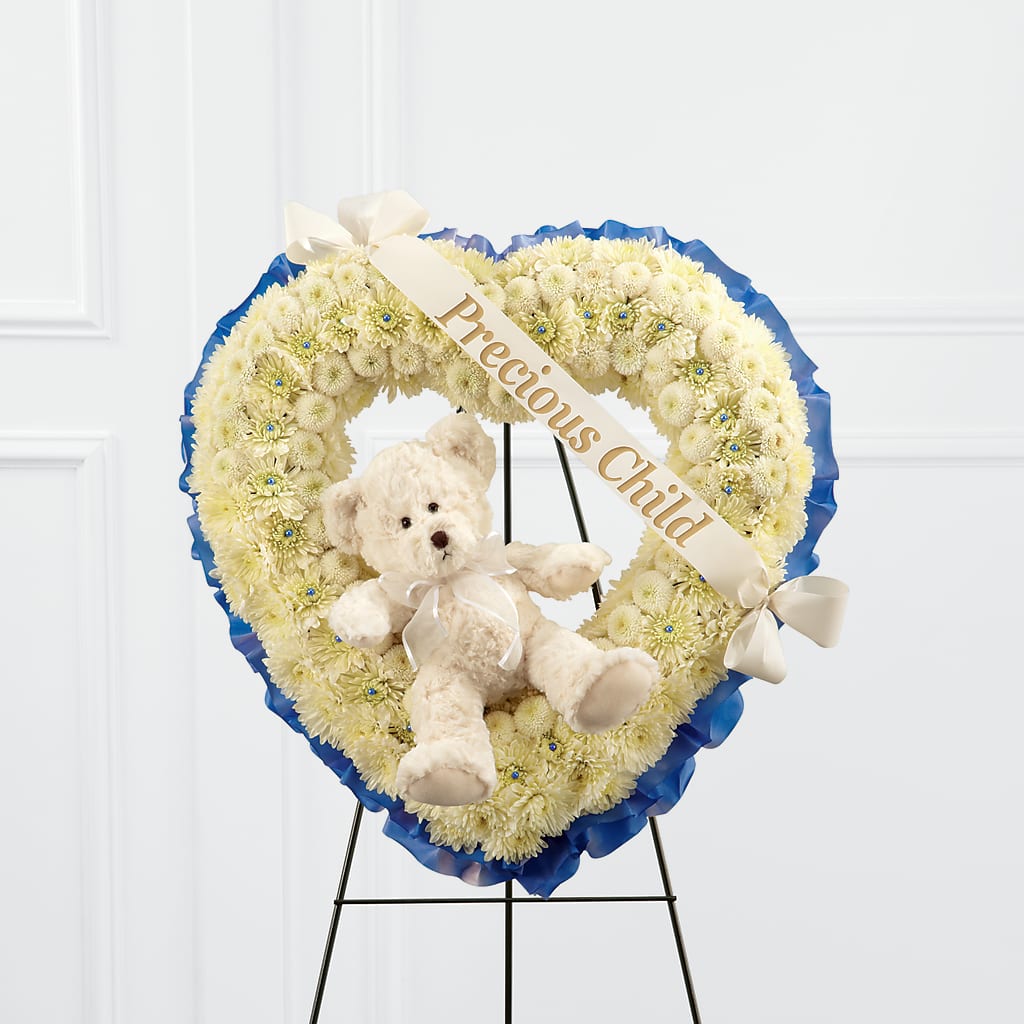 Precious Child Standing Heart – Bouquet.com, Tontitown AR