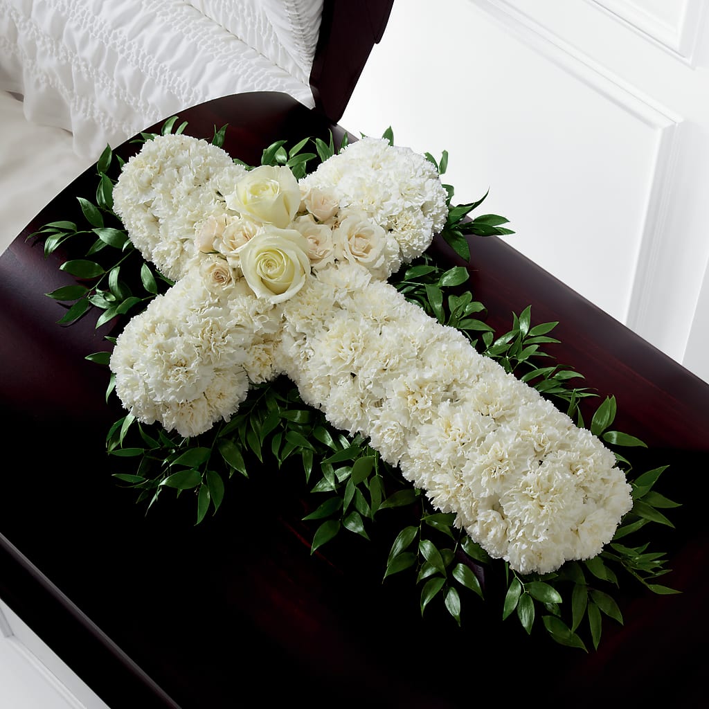 Peaceful Memories Casket Spray (Standard) – Bouquet.com, Tontitown AR
