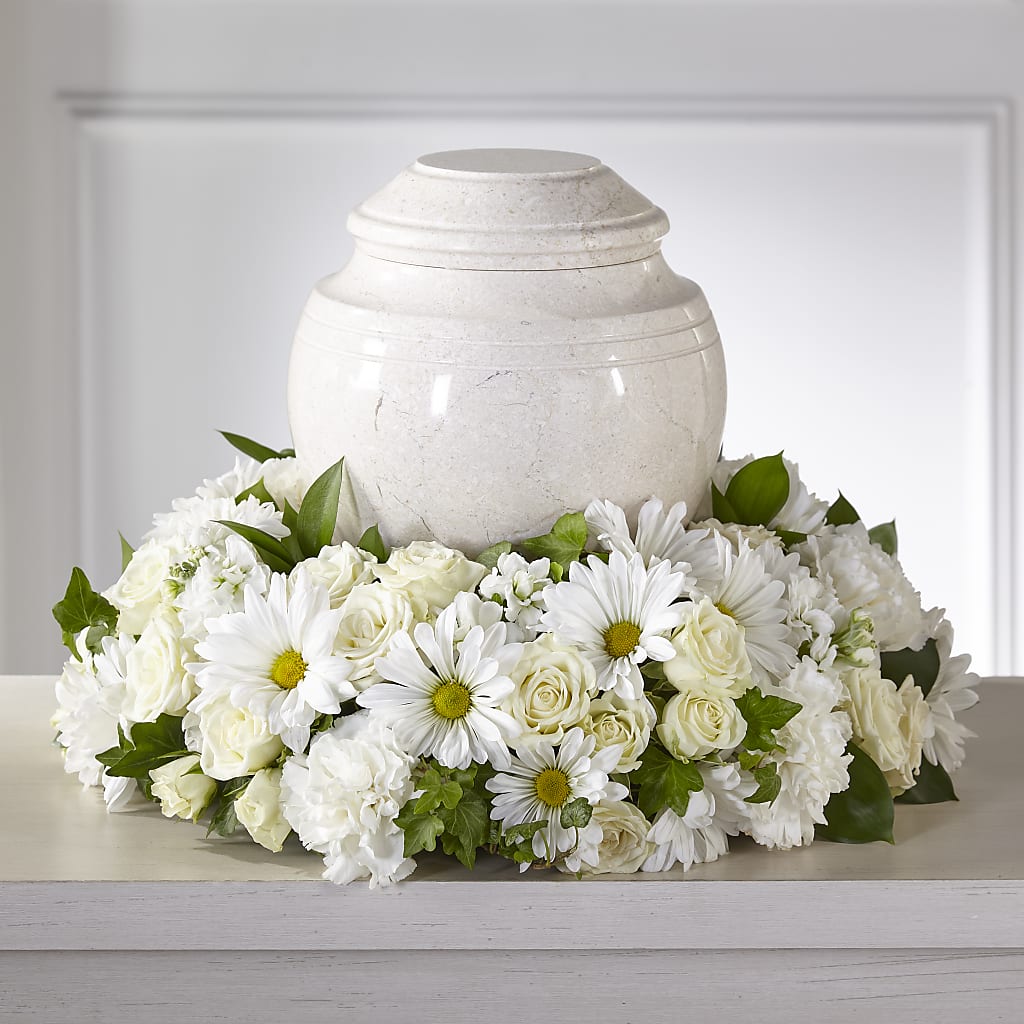 Ivory Gardens Cremation Adornment – Bouquet.com, Tontitown AR