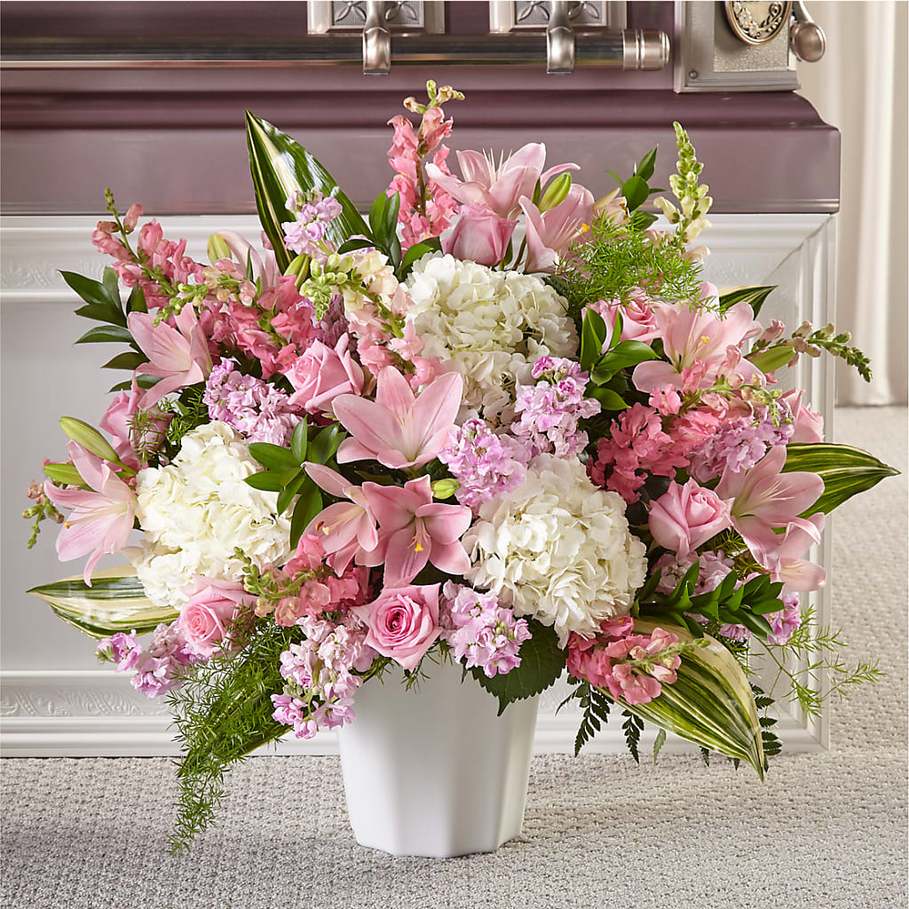 Simply Serene Floor Basket – Bouquet.com, Tontitown AR