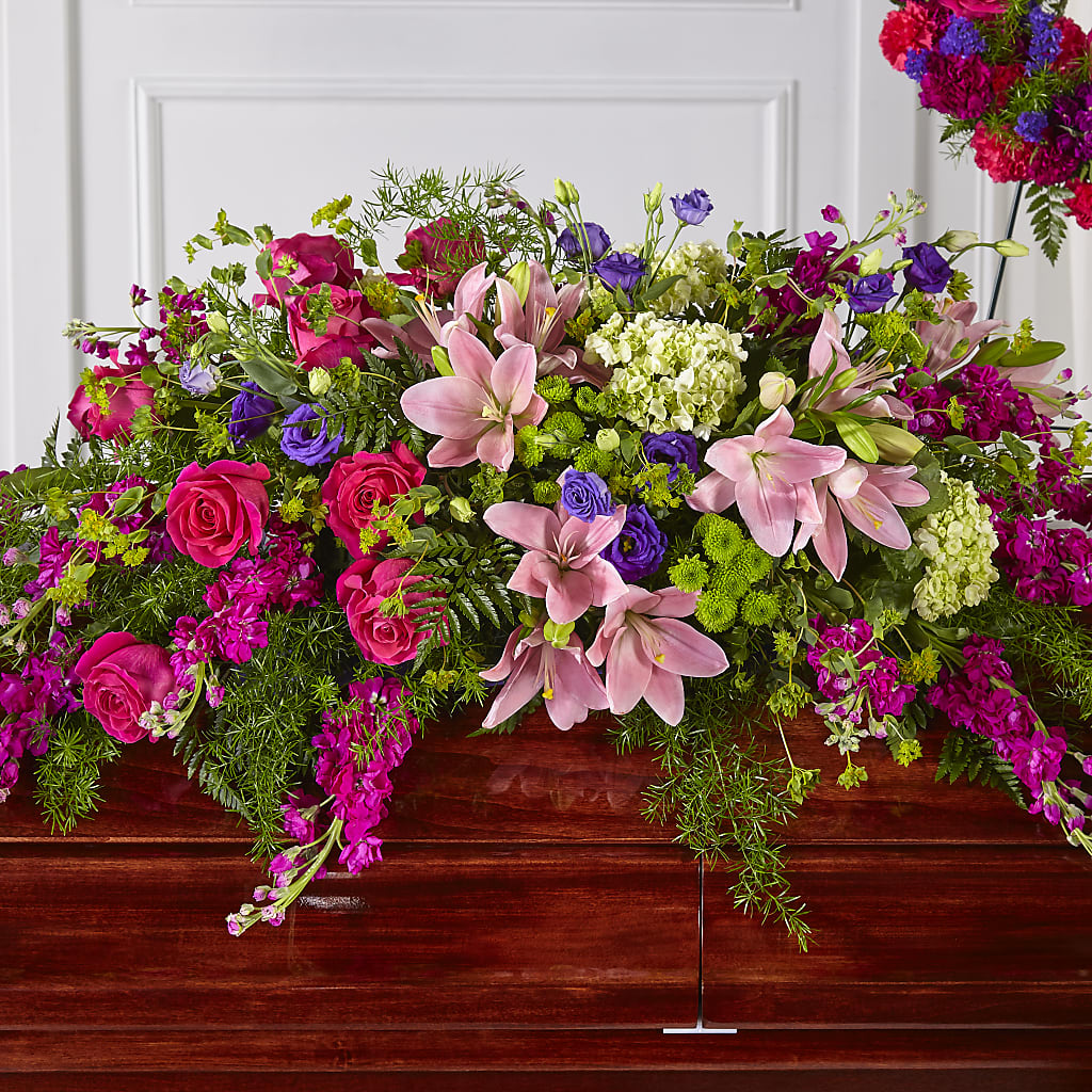 Radiant Tribute Casket Spray – Bouquet.com, Tontitown AR