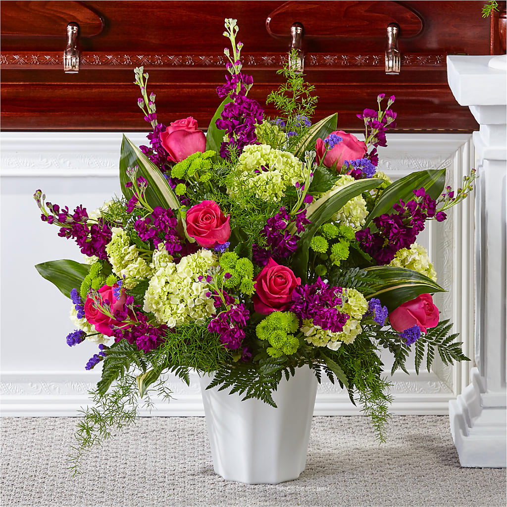 Beautiful Horizons Floor Basket – Bouquet.com, Tontitown AR