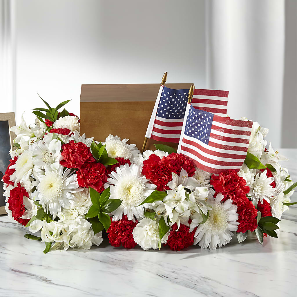 Spirit of Patriotism Cremation Adornment – Bouquet.com, Tontitown AR