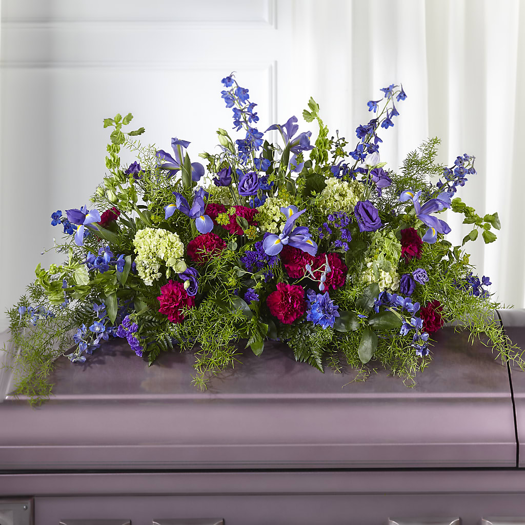 Always Treasured Casket Spray – Bouquet.com, Tontitown AR
