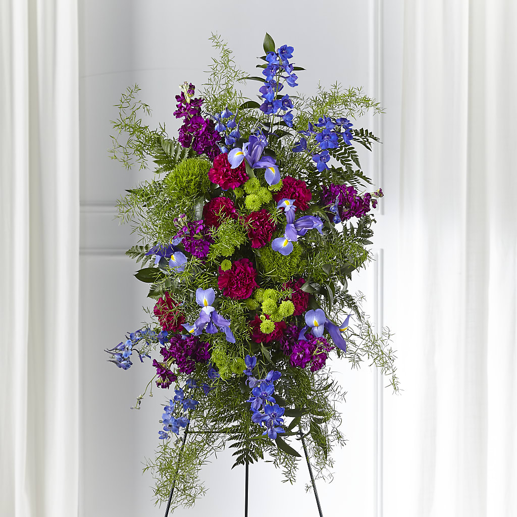 Heavenly Skies Standing Spray – Bouquet.com, Tontitown AR