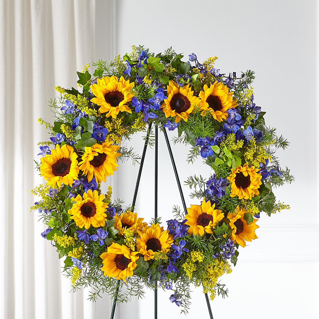 Bright Rays Wreath – Bouquet.com, Tontitown AR