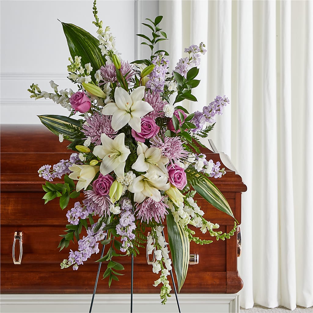Grateful Hearts Standing Spray – Bouquet.com, Tontitown AR
