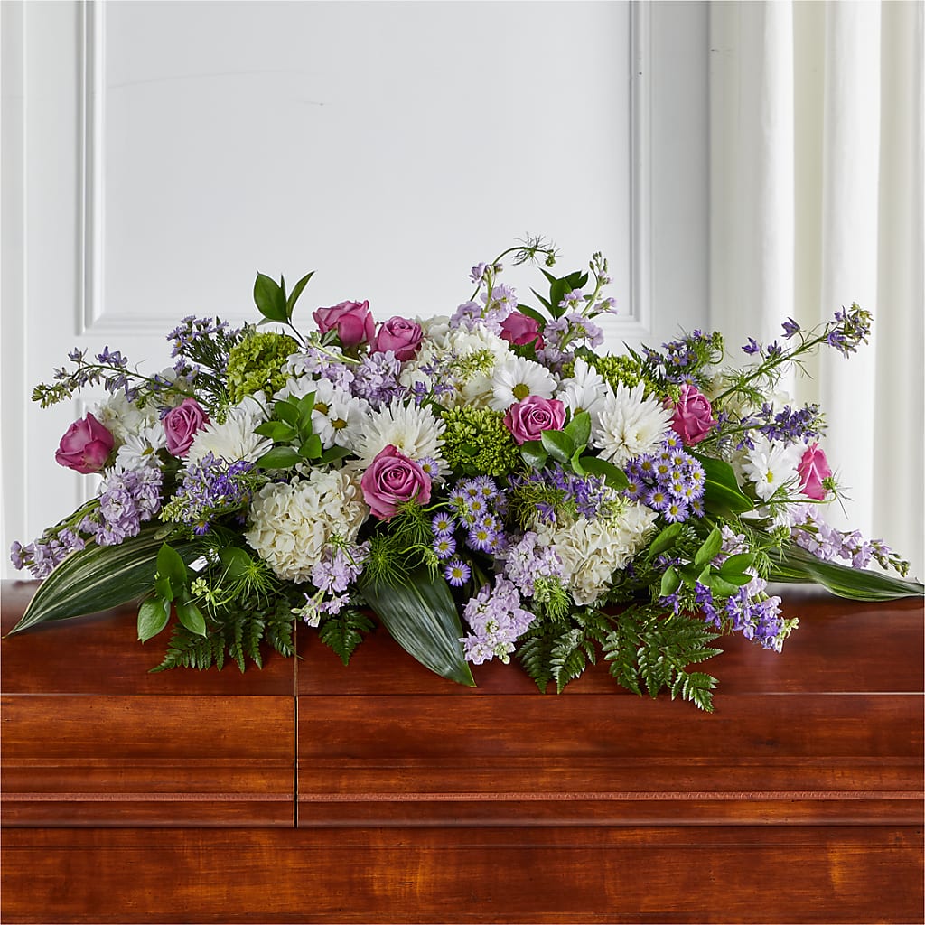 Meadows of Serenity Casket Spray – Bouquet.com, Tontitown AR