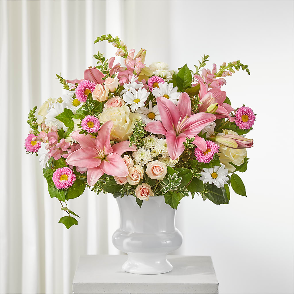 Empathetic Blooms Urn Arrangement – Bouquet.com, Tontitown AR
