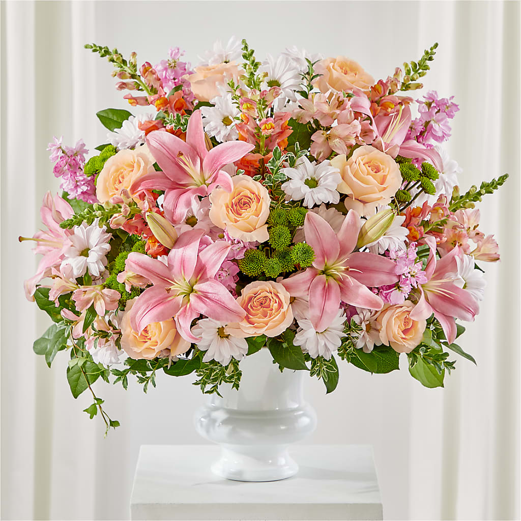 Heartfelt Gesture Urn Arrangement – Bouquet.com, Tontitown AR
