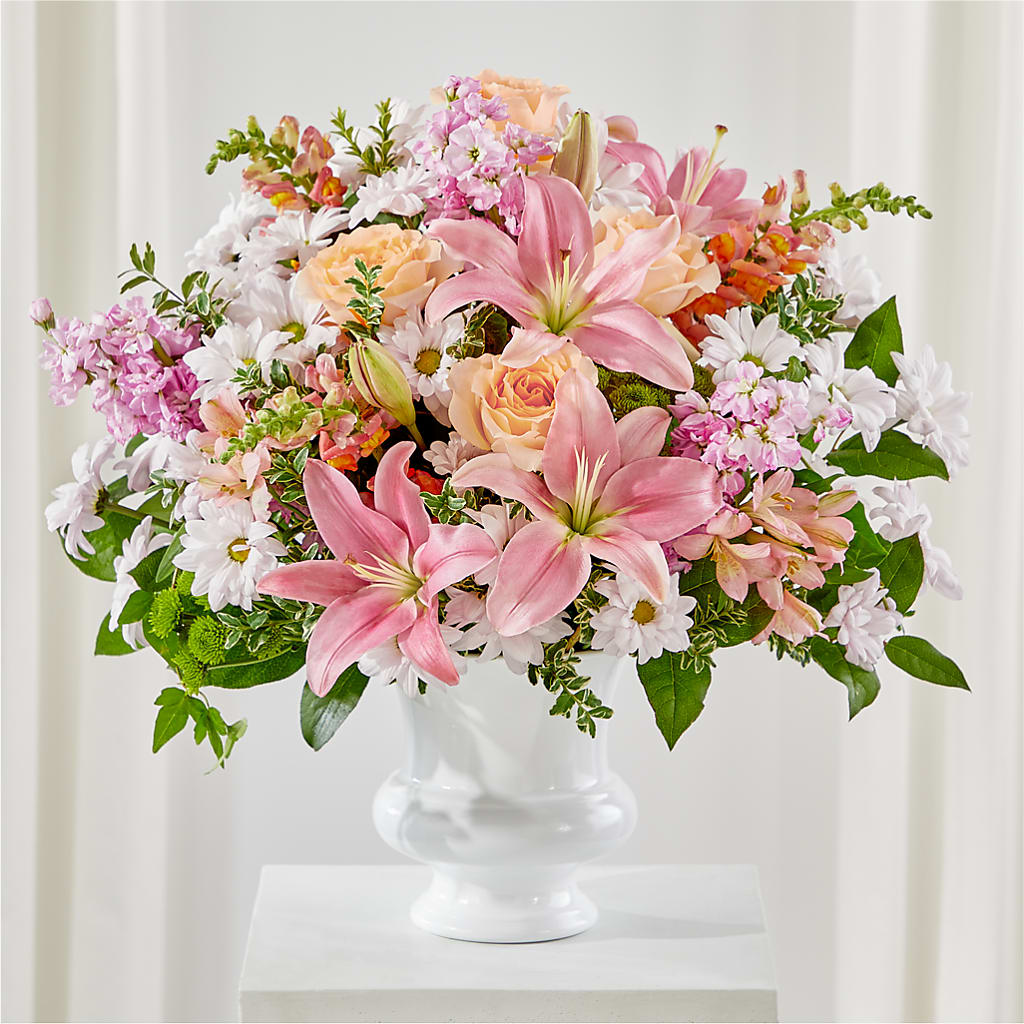 Heartfelt Gesture Urn Arrangement – Bouquet.com, Tontitown AR
