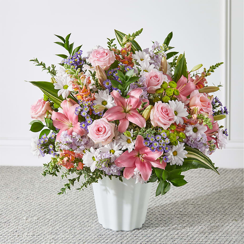 Abundant Compassion Floor Basket – Bouquet.com, Tontitown AR