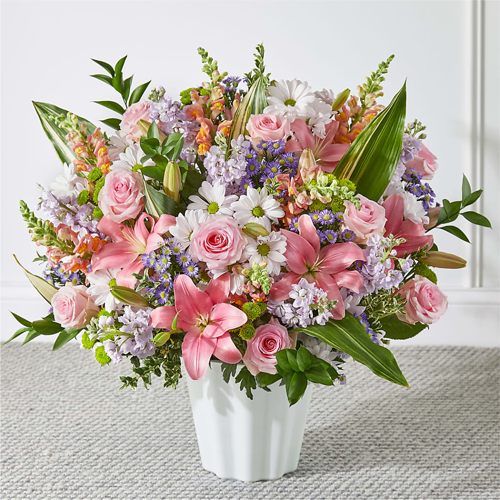 Abundant Compassion Floor Basket – Bouquet.com, Tontitown AR