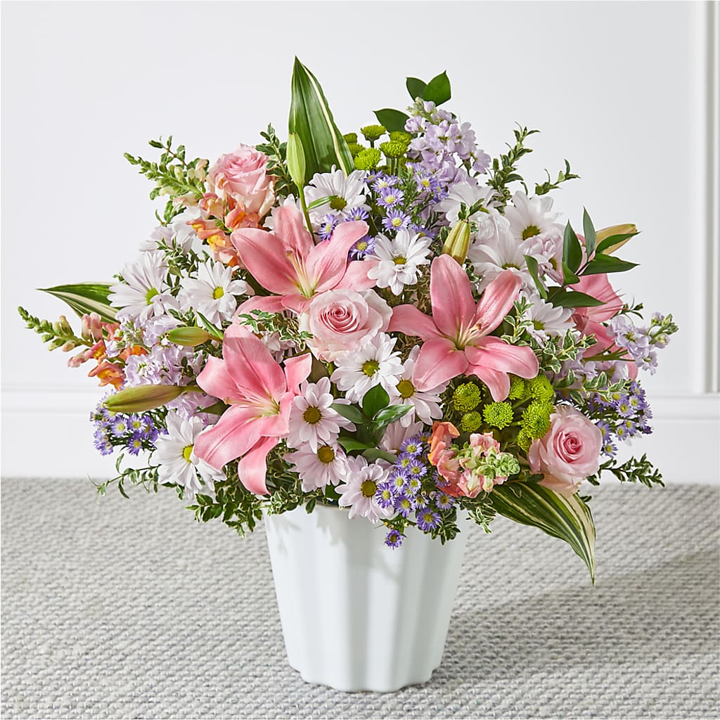 Abundant Compassion Floor Basket – Bouquet.com, Tontitown AR