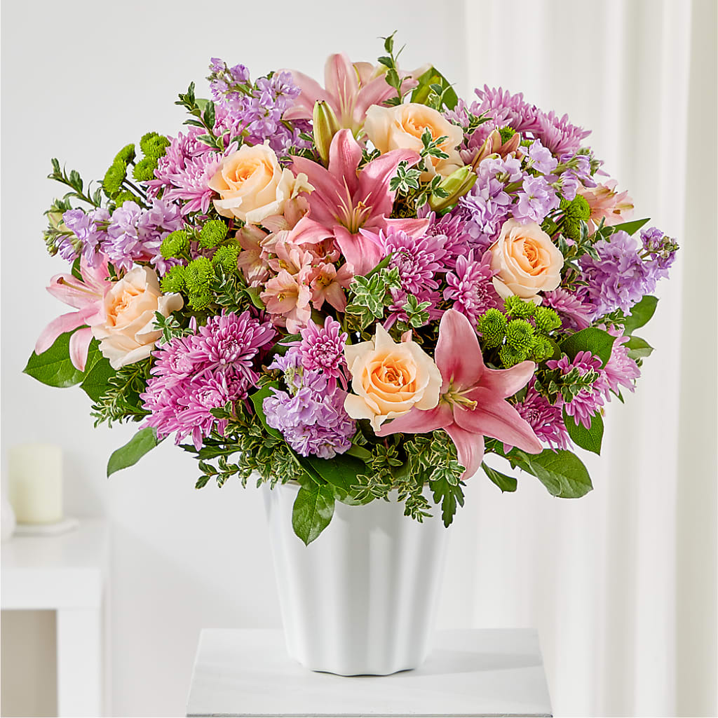 Supportive Embrace Tabletop Basket – Bouquet.com, Tontitown AR