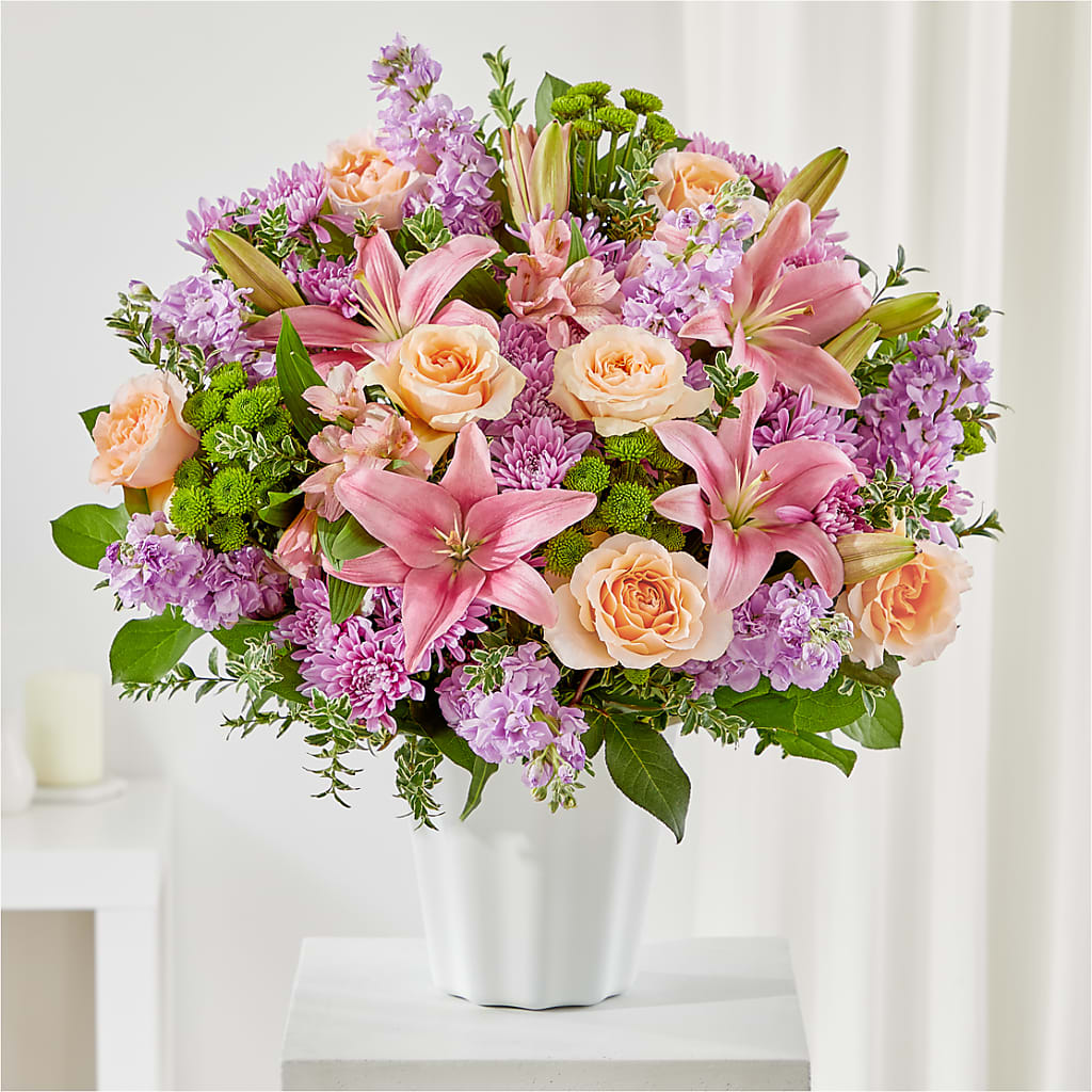 Supportive Embrace Tabletop Basket – Bouquet.com, Tontitown AR