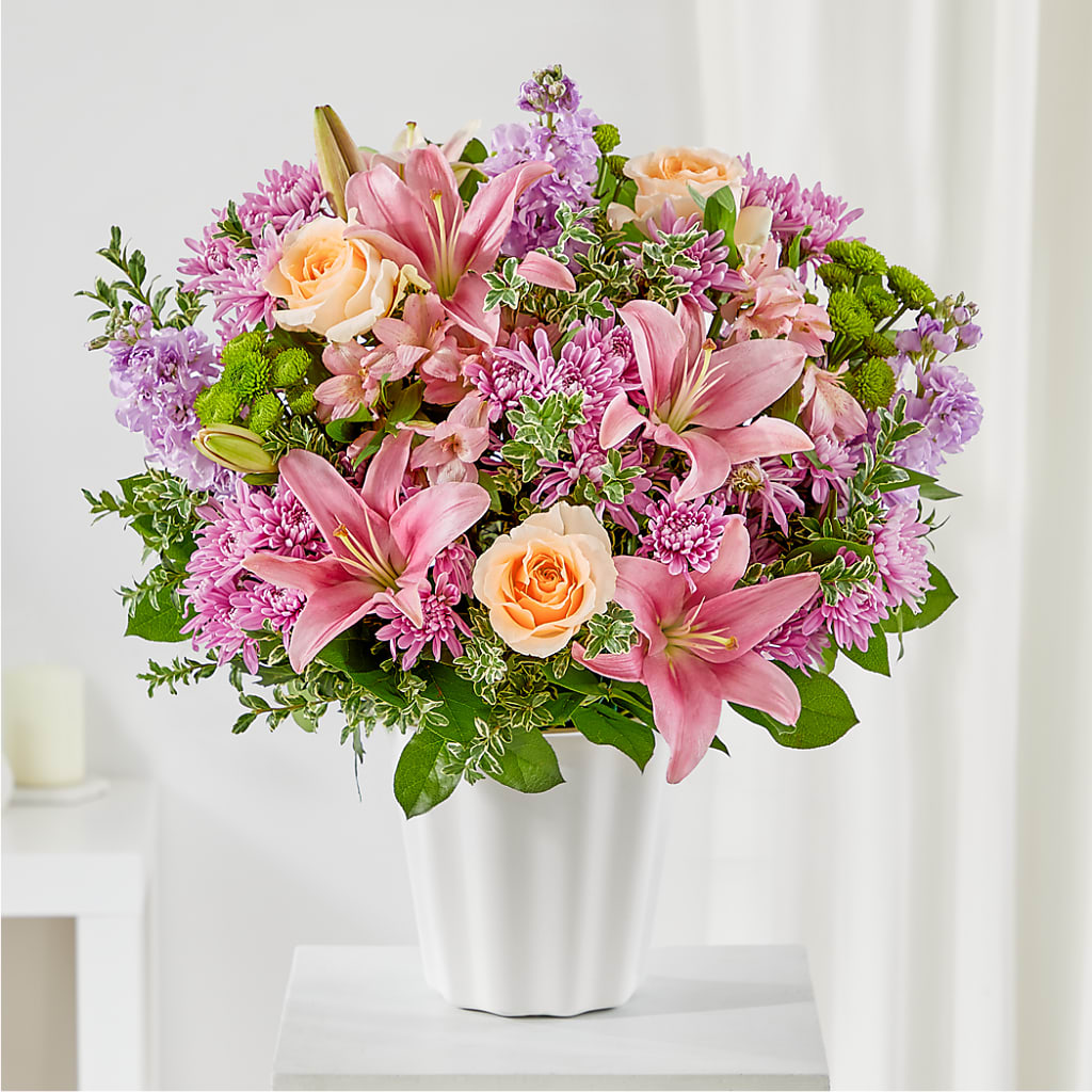 Supportive Embrace Tabletop Basket – Bouquet.com, Tontitown AR
