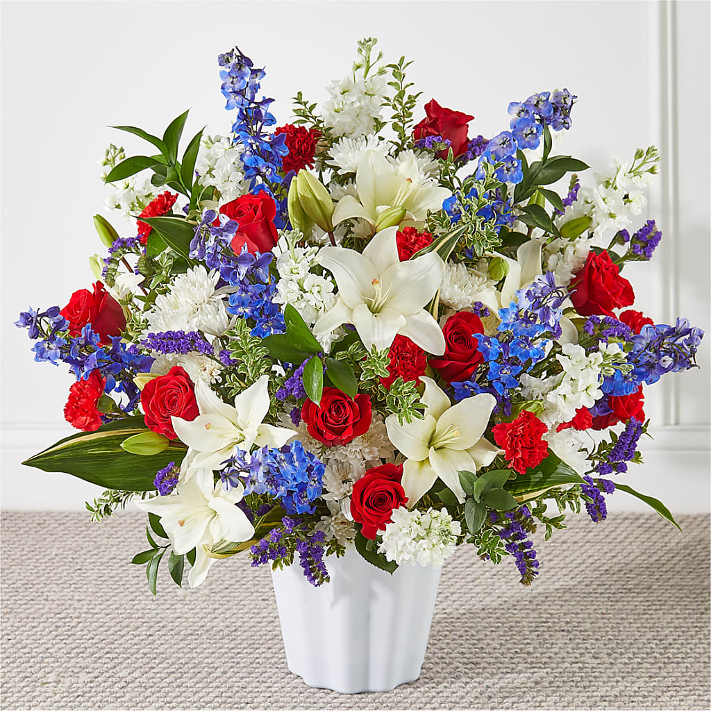 Consoled Floor Basket – Bouquet.com, Tontitown AR