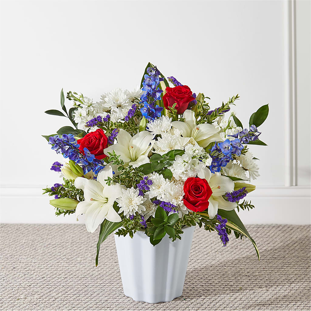 Consoled Floor Basket – Bouquet.com, Tontitown AR