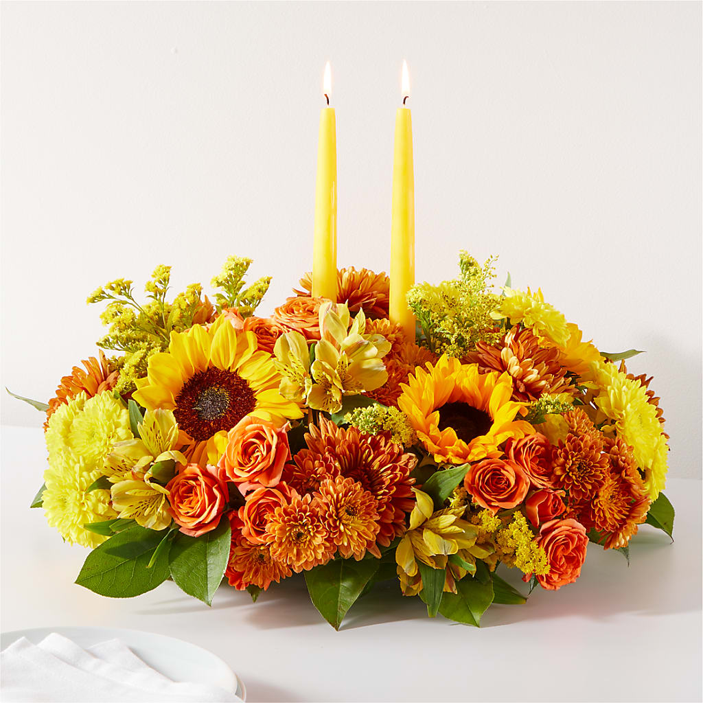 Autumn Harmony Centerpiece – Bouquet.com, Tontitown AR