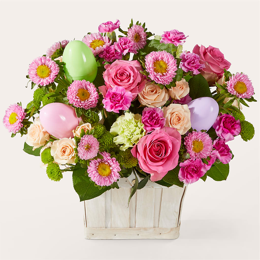 Get Eggcited Basket – Bouquet.com, Tontitown AR
