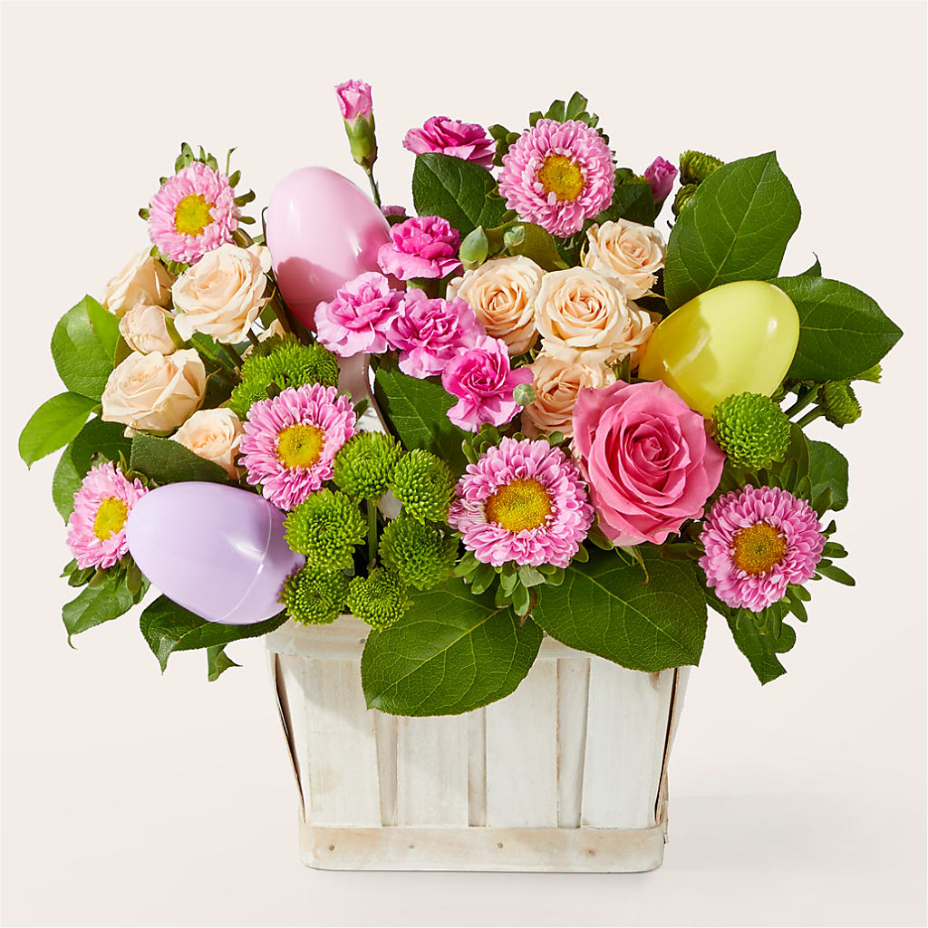 Get Eggcited Basket – Bouquet.com, Tontitown AR