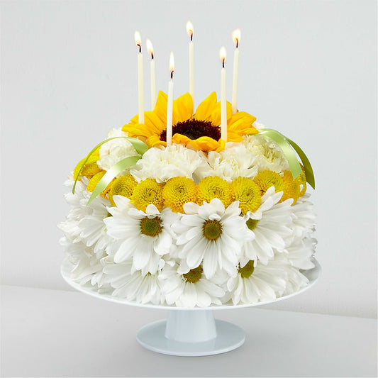 Birthday Smiles Floral Cake –  Bouquet.com, Tontitown AR