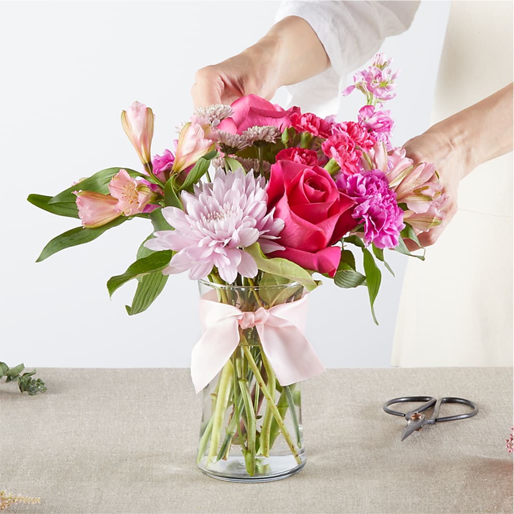 Pink Ribbon - A Florist Original –  Bouquet.com, Tontitown AR
