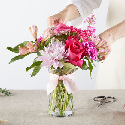 Pink Ribbon - A Florist Original –  Bouquet.com, Tontitown AR
