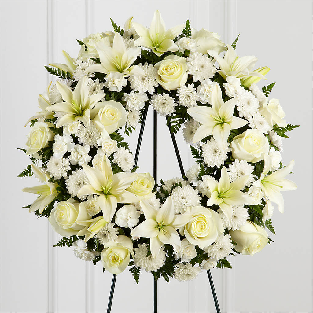 Treasured Tribute Wreath –  Bouquet.com, Tontitown AR