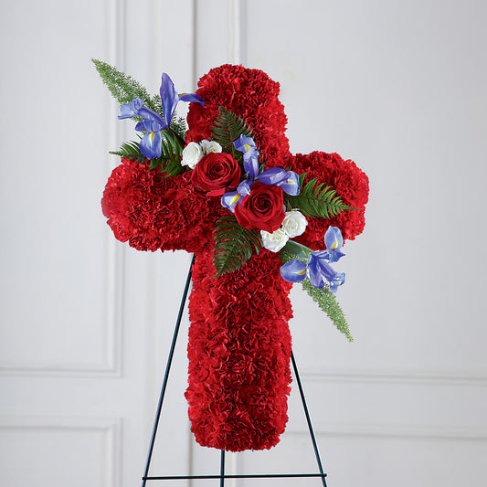 Faithful Hero Floral Cross –  Bouquet.com, Tontitown AR