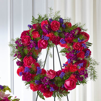Calming Colors Wreath –  Bouquet.com, Tontitown AR
