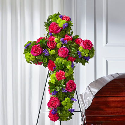 Tribute Rose Floral Cross –  Bouquet.com, Tontitown AR