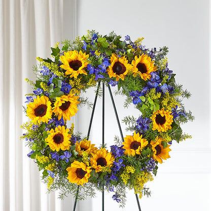 Bright Rays Wreath –  Bouquet.com, Tontitown AR