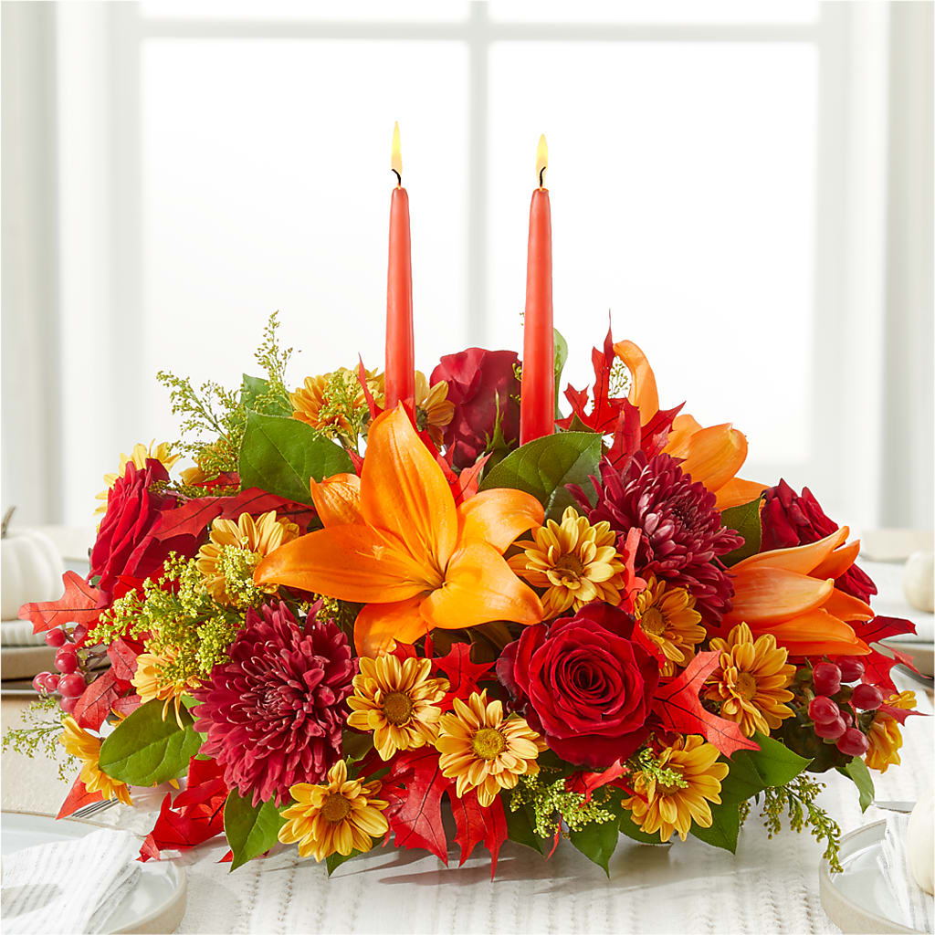 Autumn's Embrace Centerpiece –  Bouquet.com, Tontitown AR