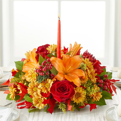 Autumn's Embrace Centerpiece –  Bouquet.com, Tontitown AR
